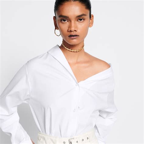 dior asymmetric shirt